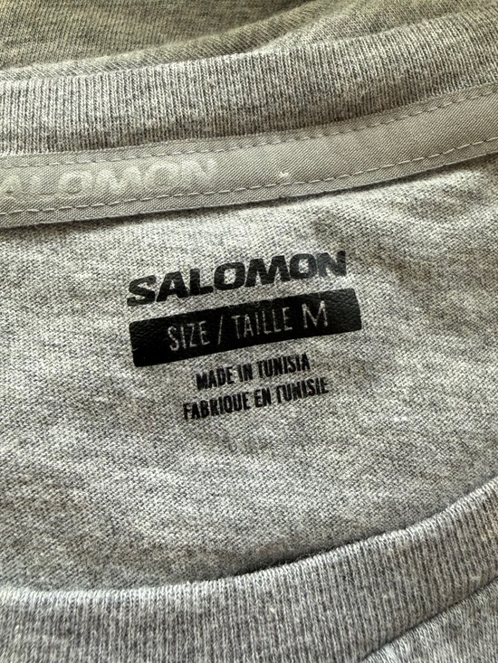 Salomon Logo Twist-1 Short Sleeve Tee — Size Medium - Picture 5 of 6
